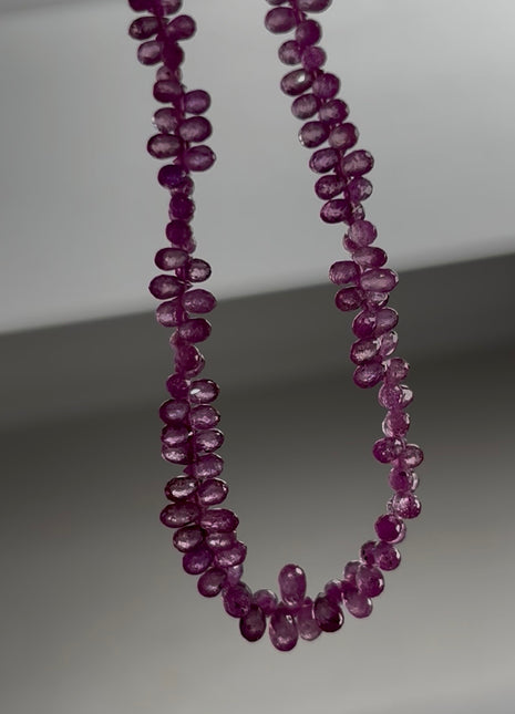 Elegant Pink Sapphire Necklace NE041