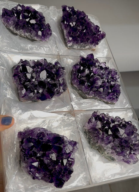 6 Pieces ! High Grade Amethyst Lot from Uruguay