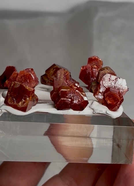 9 Pieces ! Red Vanadinite Lot