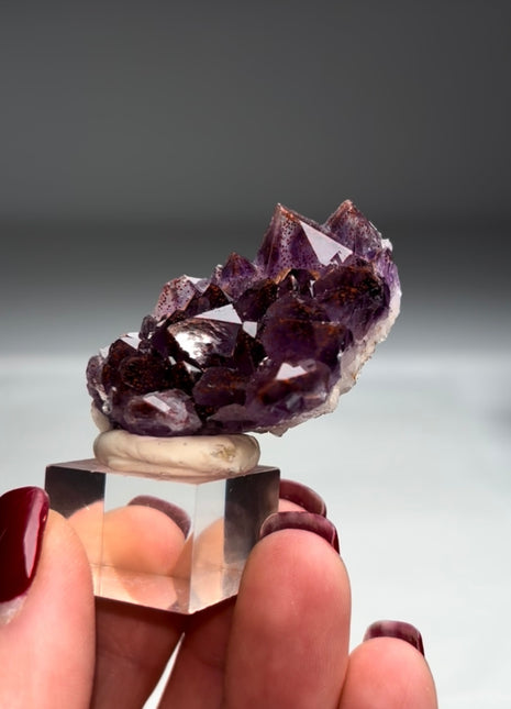 Red Amethyst from Thunder Bay, Canada