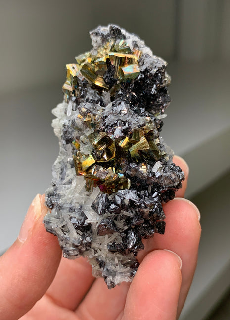 Very High Grade Pyrite, Sphalerite with Quartz