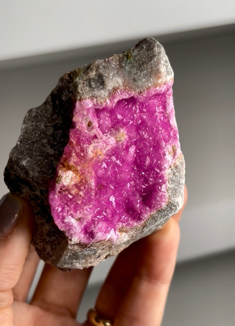 Vibrant Pink Cobaltocalcite Specimen