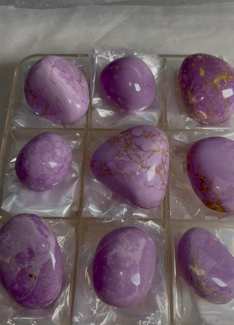 9 Pieces ! Pastel Pink Lavender Phosphosiderite Lot