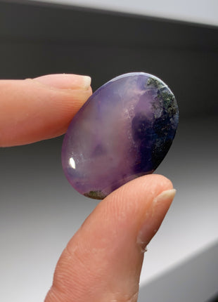 Green Moss in Purple Chalcedony !