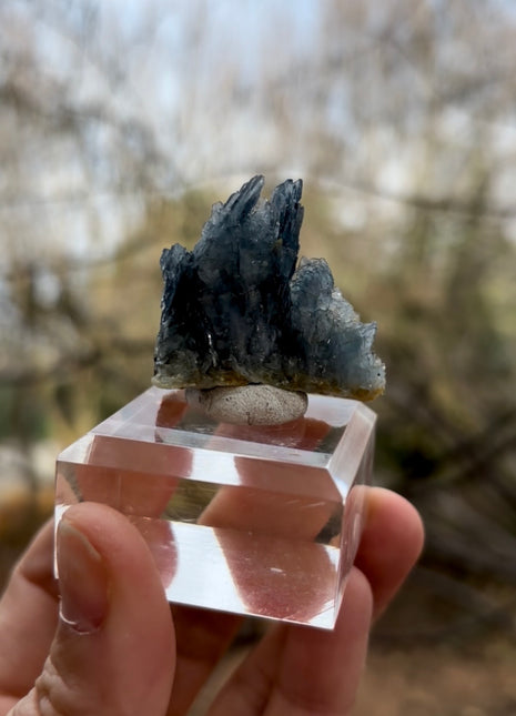 Blue Barite - From Cavnic mine, Romania