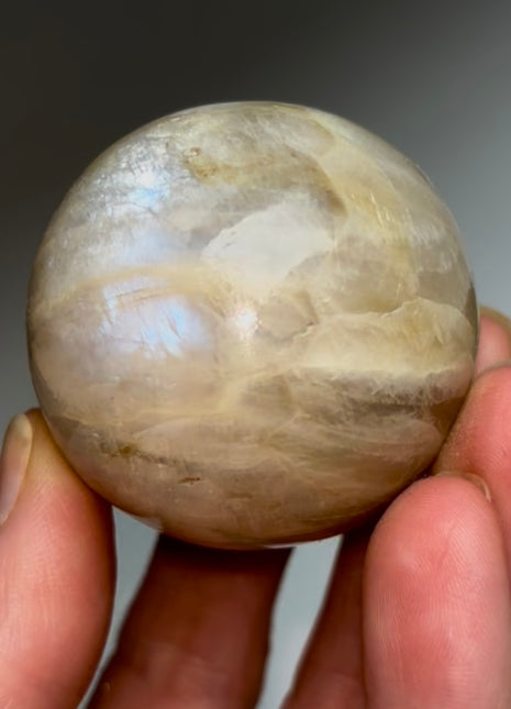 Flashy Rainbow Moonstone Sphere