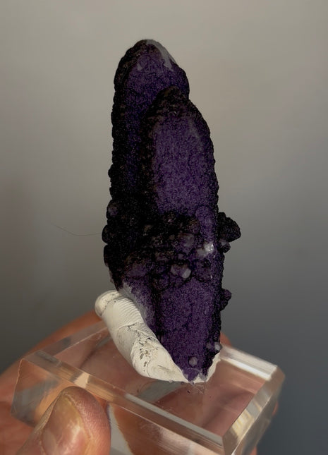 New ! Purple Fluorite Coated Quartz