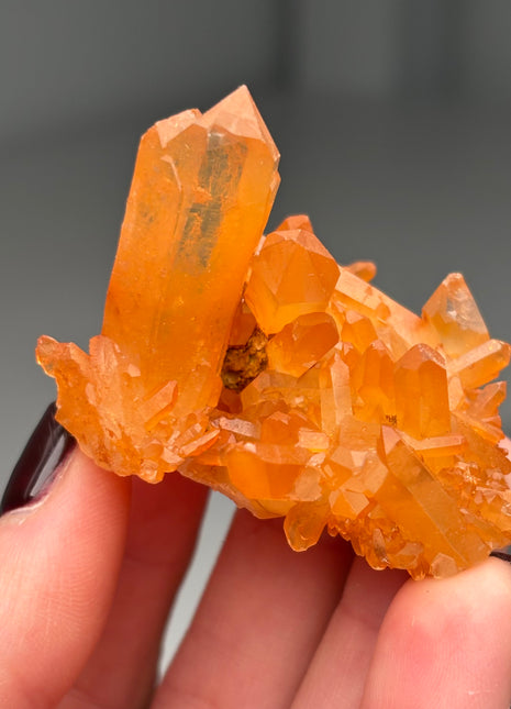 Tangerine Quartz from Diamantina, Brazil