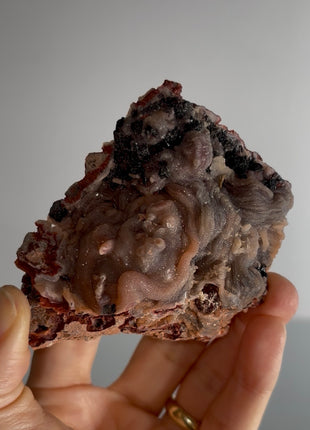 Unusual ! Amethyst after Chalcedony Specimen PM1046