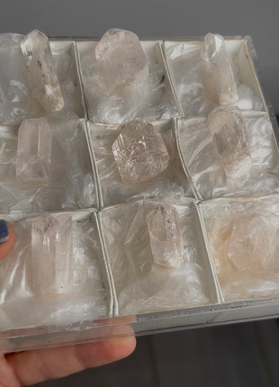9 Pieces ! Gemmy Pink Danburite Lot