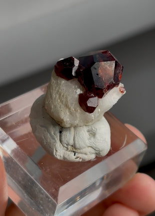 Red Garnet with Feldspar PM0377