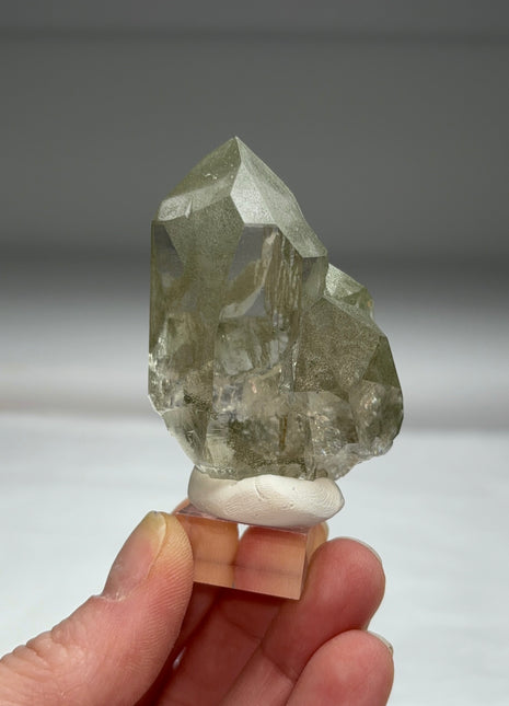 Green Chlorite Quartz - From Chamonix, French Alps