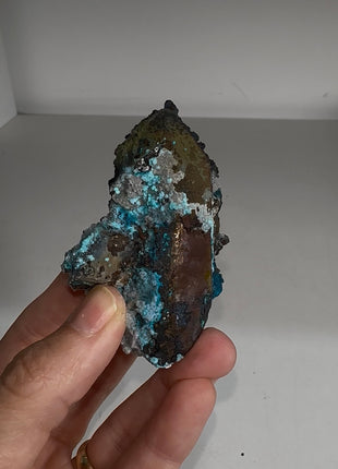 New ! Blue Chrysocolla with Quartz