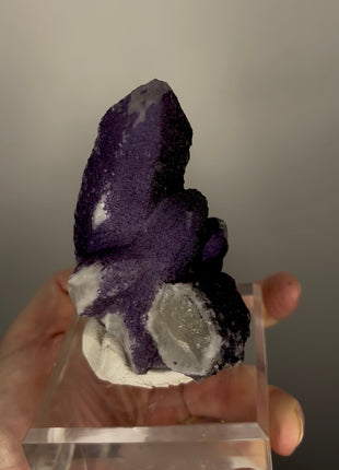 New ! Purple Fluorite Coated Quartz