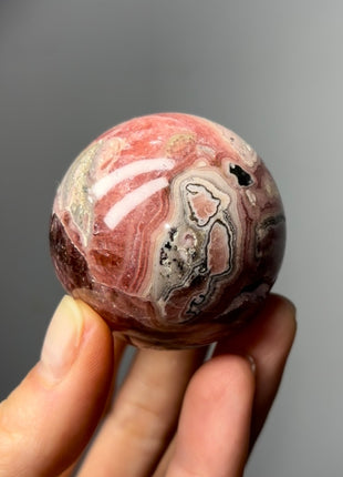 Pink Rhodocrosite Sphere from Argentina