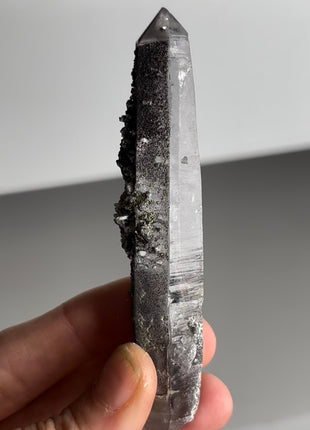 New ! Glittery Hematite Lithium Phantom Quartz