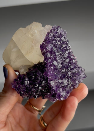 Amethyst with Yellow Calcite PM1684