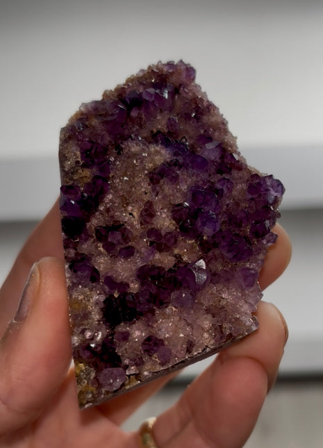 Amethyst with Pink Amethyst after Barite - From Alacam Mine