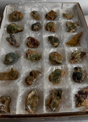 24 Pieces ! Druzy Chrome Chalcedony Lot