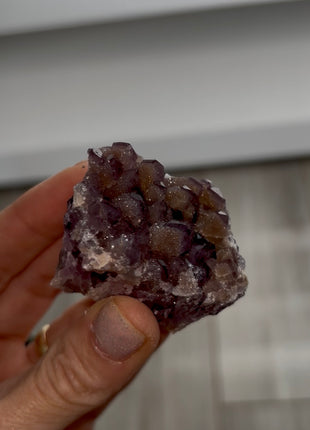 Amethyst with Druzy Quartz - From Alacam Mine
