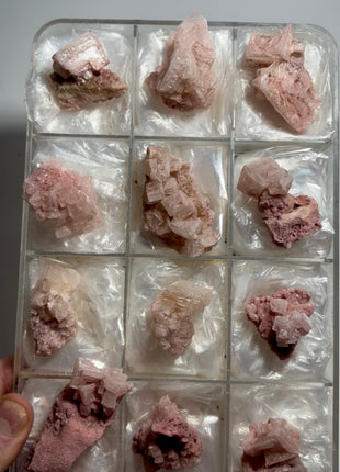 12 Pieces ! Pink Halite Lot