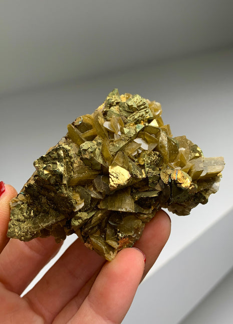 Siderite with Chalcopyrite - From Kaiwu mine DWS