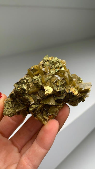 Siderite with Chalcopyrite - From Kaiwu mine