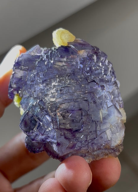 Stepped Purple Fluorite PM0273