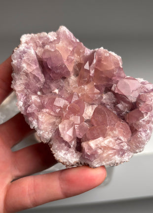 4 Piece Lot ! Pink Amethyst Geodes From Colli Cura Mine, Neuquen, Argentina