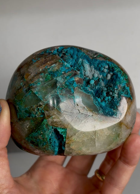 Blue Chrysocolla Geode PM1525