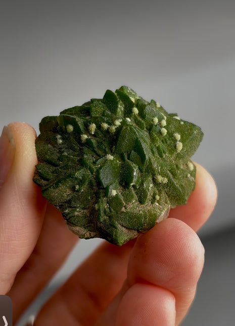 New ! Green Duftite with Calcite PM1659