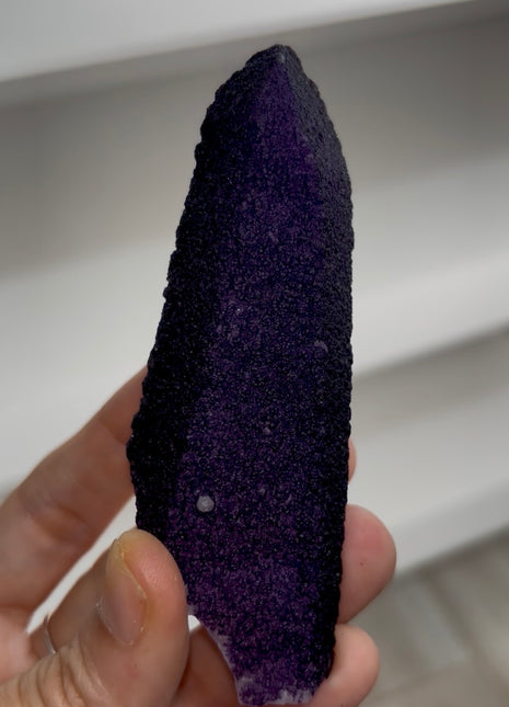 Purple Fluorite Coated Quartz