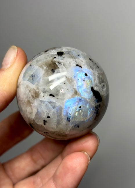 Rainbow Moonstone Sphere 🌈