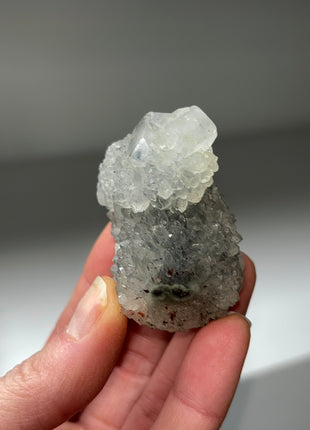 6 Pieces ! Druzy Blue Chalcedony with Apophyllite Lot
