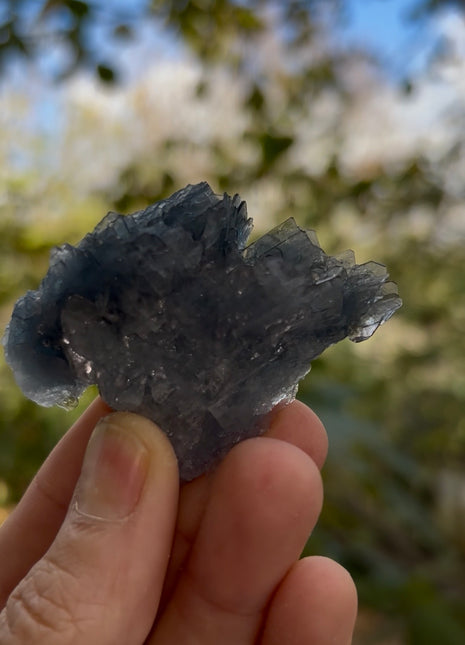 Blue Barite - From Cavnic mine, Romania