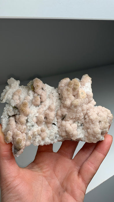 Bubbly pink Rhodocrosite with Pyrrhotite - From Trepca mine