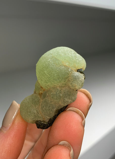 Green Prehnite with Epidote - From Mali DWS