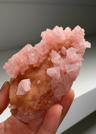 Pink Halite with Great Crystallization - from Searles Lake, California