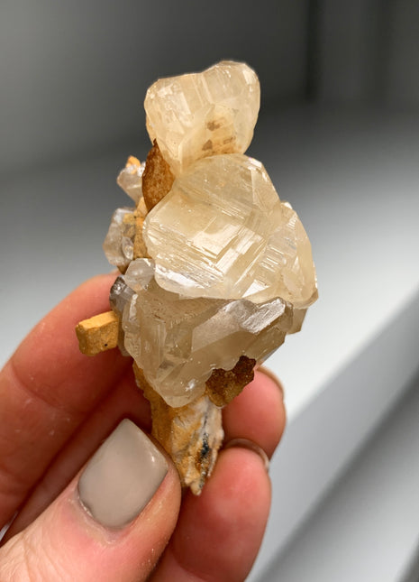 Incredible Cerussite on Limonite Matrix