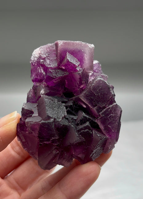 Purple Fluorite from Minerva # 1 mine, Illinois
