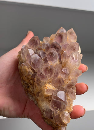 Amethyst with Yellow and Purple Phantoms - From Zambia