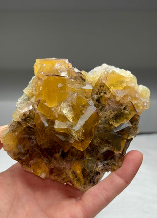 Bright Yellow Fluorite from Okorusu mine Collection # 406