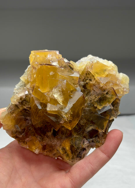 Bright Yellow Fluorite from Okorusu mine Collection # 406
