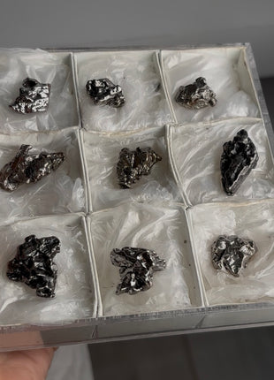 9 Pieces ! Campo del Cielo Meteorite Lot