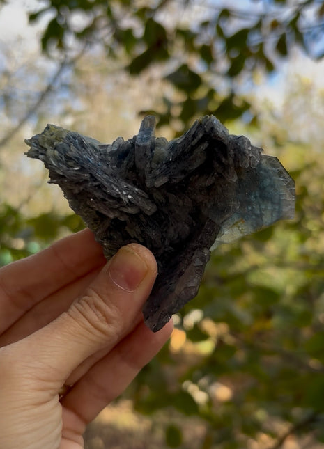 Blue Barite - From Cavnic mine, Romania