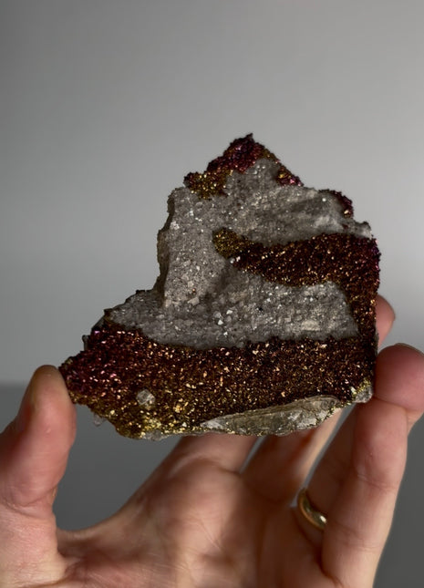 Incredible Color ! Chalcopyrite from Sweetwater mine