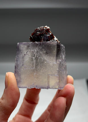 Amazing ! Fluorite with Sphalerite Flower Collection # 432