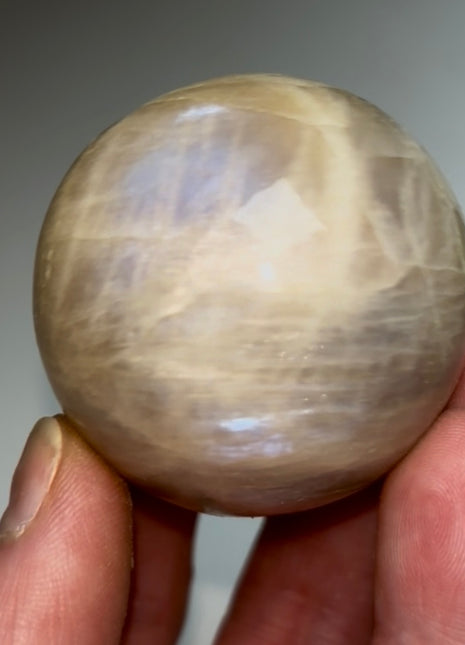 Flashy Rainbow Moonstone Sphere