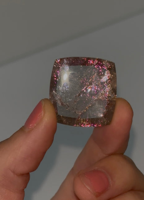 Firey Pink 💖 Covellite in Quartz