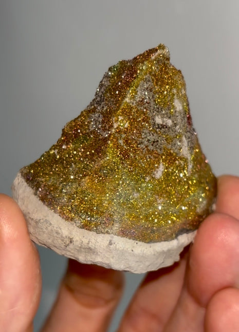 Spectropyrite Specimen from Volga River, Russia 🌈
